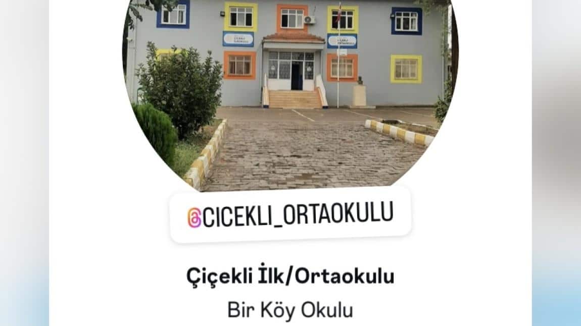 Sosyal Medyada Çiçekli Ortaokulu